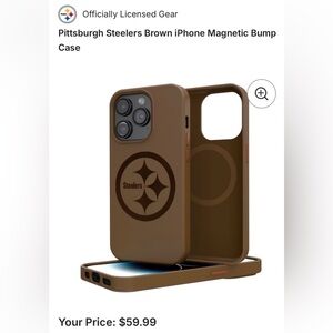 Keyscaper - NFL - Pittsburgh Steelers iPhone Magnetic Bump Case - 14 Pro Max